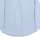 CARHARTT Mens Blue Denim Button-Down Collar Long Sleeve Shirt M Relaxed Fit