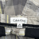 Calvin Klein Checked Chino Shorts - 30W 11L Multicoloured Cotton