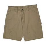 Wrangler Carpenter Shorts - 38W 10L Khaki Cotton