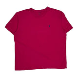 Ralph Lauren T-Shirt - Large Red Cotton