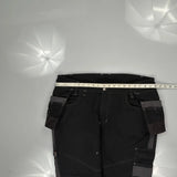 Dickies Cargo Trousers - 40W 30L Black Cotton Blend