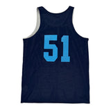 Basketball Nike Jersey - Medium Blue Polyester