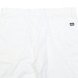 DICKIES Mens White Cotton Blend Casual Shorts XL W38 Workwear Utility