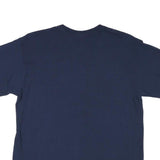 NFL Mens Navy Blue Denver Broncos Graphic T-Shirt Short Sleeve Crew Neck