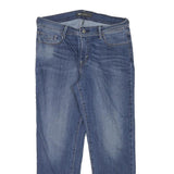 LEVI'S Womens Slim Blue Denim Slim Jeans W30 L26 Classic Cotton Blend Zip