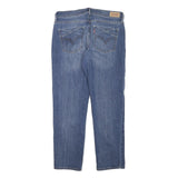 LEVI'S Womens Slim Blue Denim Slim Jeans W30 L26 Classic Cotton Blend Zip