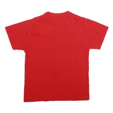 MAJESTIC Mens Red Angels Baseball Graphic T-Shirt M Short Sleeve Crew Neck