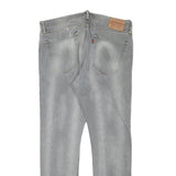 LEVI'S 510 Mens Slim Slim Fit Blue Denim Medium Wash W35 L29 Distressed Paint