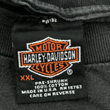 Barnett El Paso Texas Harley Davidson Graphic T-Shirt - 2XL Black Cotton