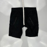 Armani Exchange Cargo Shorts - 34W 10L Black Cotton