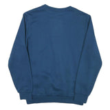 PUMA Mens Blue Cotton Blend Crew Neck Sweatshirt S Casual Sportswear