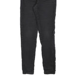 DKNY Womens Slim Black Denim Jeans Cotton Blend W26 L28 Stylish Zip Closure
