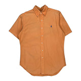 Ralph Lauren Short Sleeve Shirt - Small Orange Cotton