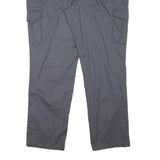 WALBUSCH Mens Slim Grey Cargo Trousers W42 L31 Zip Closure Comfortable