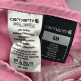 Age 6 Months Carhartt Overalls - 4XS Pink Cotton