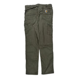 Carhartt Double Knee Carpenter Trousers - 36W 36L Grey Cotton