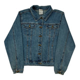 Tinker Bell Disney Cartoon Denim Jacket - Medium Blue Cotton