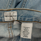 Calvin Klein Jeans - 32W UK 12 Light Wash Cotton