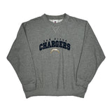 San Diego Chargers Nfl Sweatshirt - 2XL Gray Cotton Blend