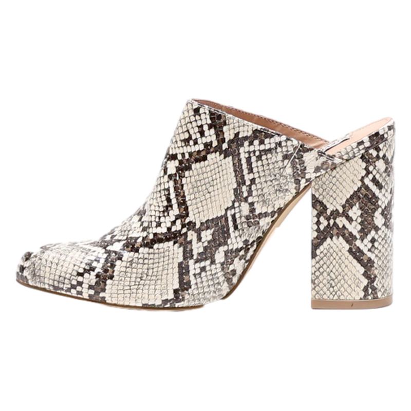 STEVE MADDEN Block Heels Beige Synthetic Womens UK 4