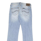LEE Womens Regular Fit Bootcut Denim Light Blue W32 L28 Classic Cotton Blend