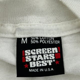 Training For Bix 7 Screen Stars Graphic T-Shirt - Medium White Cotton Blend