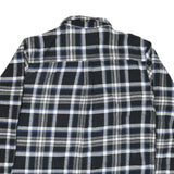 ANCHORACE Mens Black & White Check Shirt 2XL Long Sleeve Cotton Blend Casual