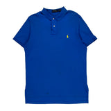 Polo By Ralph Lauren Polo Shirt - Large Blue Cotton