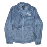 THE NORTH FACE Womens Blue Softshell Jacket S Polyester Blend Zip Lightweight