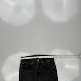 Levis 501 Jeans - 30W 32L Black Cotton