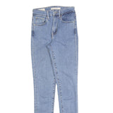 LEVI'S 721 Womens Slim Blue Denim Light W24 L30 Slim Fit Skinny Jeans