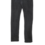 LEVI'S Mens Slim Black Denim Jeans W28 L29 Cotton Blend Zip Pockets
