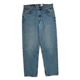 550 Orange Tab Levis Jeans - 34W 30L Light Wash Denim