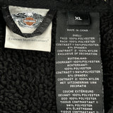 Genuine Motorclothes Harley Davidson Fleece Jacket - XL Black Polyester