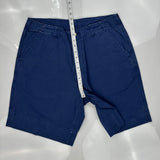 Nautica Chino Shorts - 34W 9L Blue Cotton