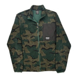 Oakley Camo Fleece Jacket - Medium Khaki Polyester