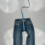 Unbranded Boot Cut Jeans - 25W UK 4 Blue Cotton Blend