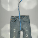 501 Levis Jeans - 33W 31L Light Wash Cotton