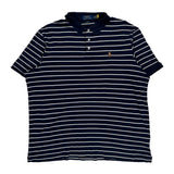 Polo By Ralph Lauren Striped Polo Shirt - XL Navy Cotton