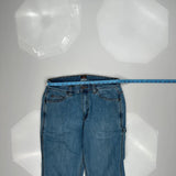 Unbranded Double Knee Carpenter Jeans - 32W 30L Blue Denim