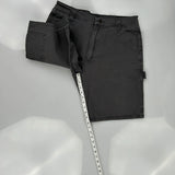 Wrangler Carpenter Shorts - 33W 10L Black Cotton