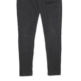 LEVI'S 711 Skinny Womens Jeans Black Slim Denim Raw W27 L32 Stretch Comfort