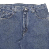 WRANGLER Mens Denim Blue Cargo Shorts XL W32 Workwear Cotton Blend