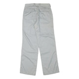 TEDDYS Mens Cotton Blend Regular Fit Beige Trousers W29 L31 Casual Zip Closure