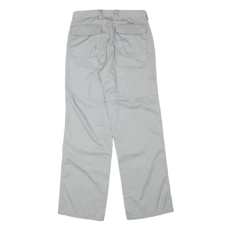 TEDDYS Mens Cotton Blend Regular Fit Beige Trousers W29 L31 Casual Zip Closure