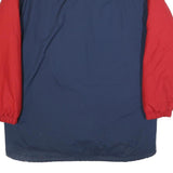 NIKE Mens Red & Blue Track Jacket M Polyester Zip Plain Sportswear Casual
