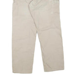 CARHARTT Mens Cotton Blend Beige Regular Fit Straight Leg Trousers W36 L34