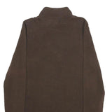 LAUREN RALPH LAUREN Womens Brown Plain Pullover Roll Neck Basic Knit L Cotton