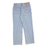 LEVI'S Mens Regular Fit Blue Denim Straight Jeans W30 L28 Classic Cotton Zip
