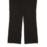 LAUREN RALPH LAUREN Womens Regular Black Polyester Blend Straight Leg Trousers